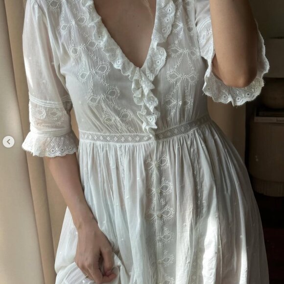 Doen Rosabella Dress in Adriatic navy - Picture 6 of 6